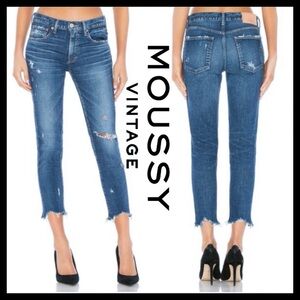MOUSSY VINTAGE Women’s Luxury Designer Denim Jeans 'Glendale Skinny' Size (25)